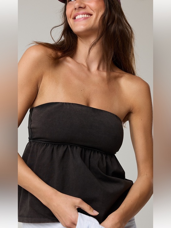 aerie Tops - Aerie OG Crop Top Bandeau Peplum